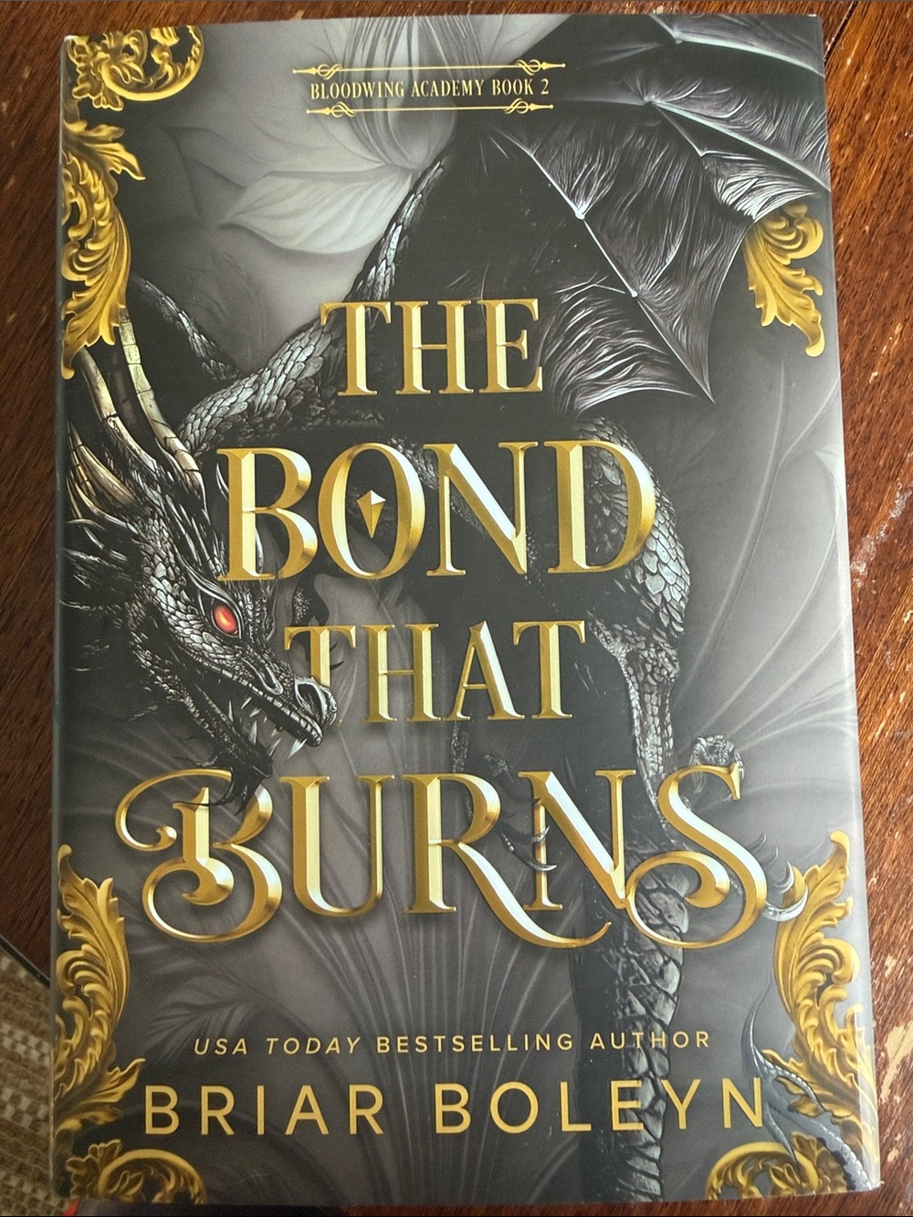 The Bond That Burns Book 2 by Briar Boleyn Hardcover Fantasy Novel